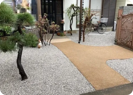 砂利敷き・整地
